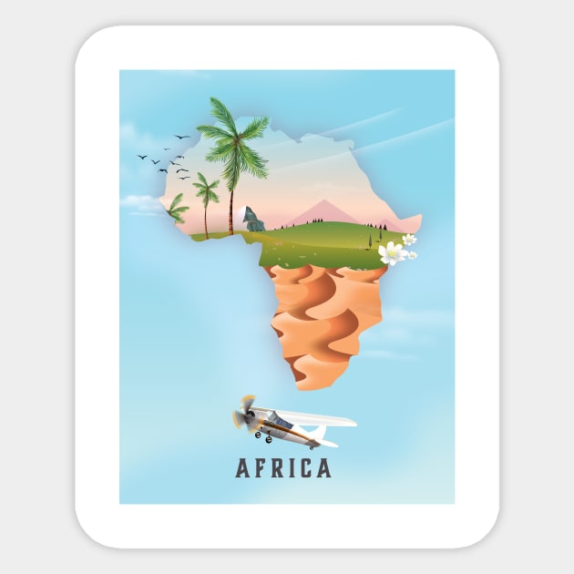 Africa Sticker by nickemporium1